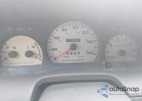 2003 Mercury Marauder z USA, uszkodzony, nr VIN 2MEHM75V63X634504